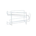 Iron Double-Layer Soda Can Rolling Shelf – 2-Tier Organizer Can Storage Rack Qme A