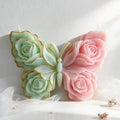 Rose Butterfly Silicone Mold – DIY Candle & Plaster Art Silicone Craft Mold Qst Default Title