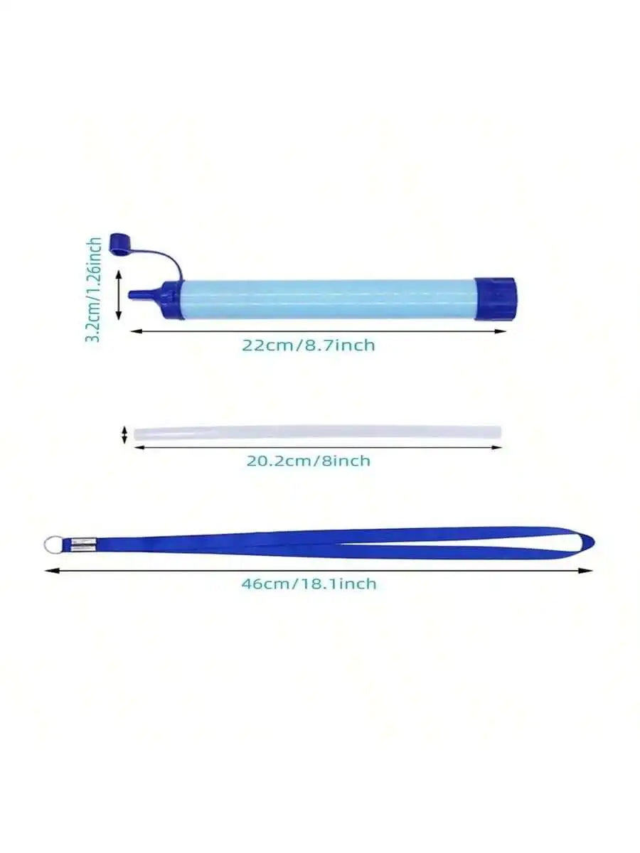 Portable Water Purifier Filter Straw for Camping & Hiking Water Purifier Straw Qme
