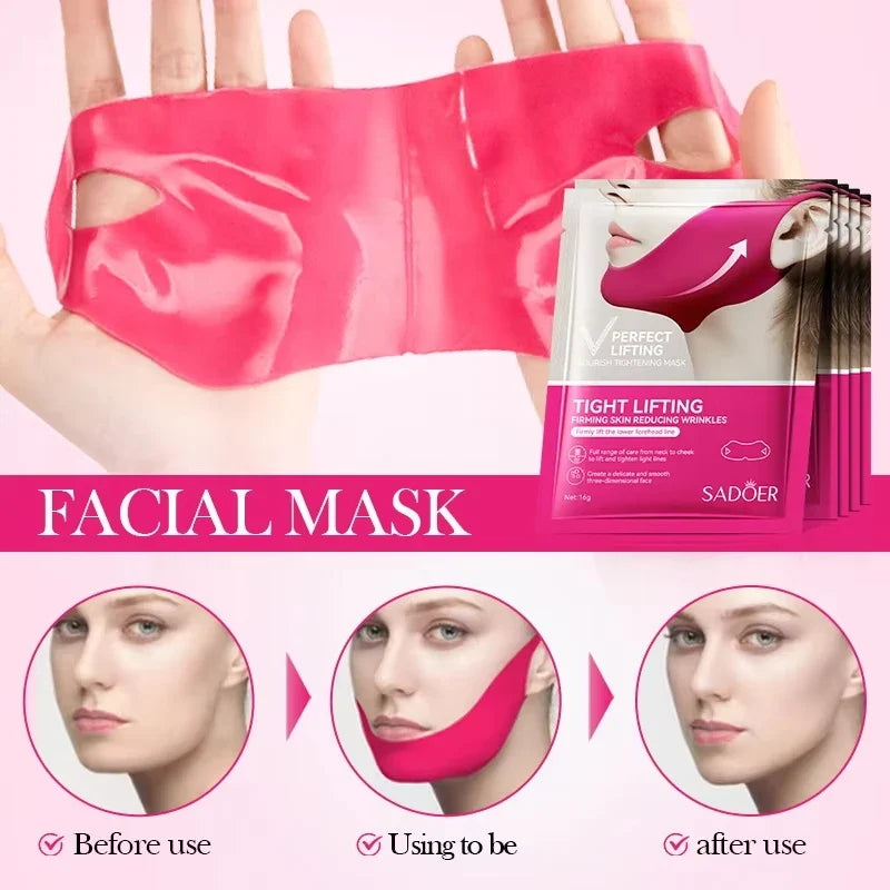 V-Shape Firming Face-Lift Slimming Mask | Chin Contouring Face Contouring Mask Qme