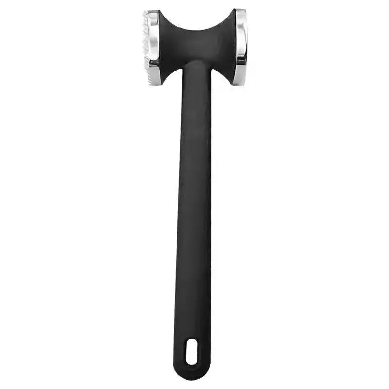 Heavy-Duty Meat Mallet – Zinc Alloy Head & Rubber Handle Meat Tenderizer Mallet Qme B