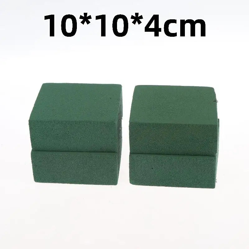 Wet Floral Foam Blocks for Fresh & Artificial Flowers – 4 Pack Floral Foam Blocks Qme 10x10x4cm 4pcs