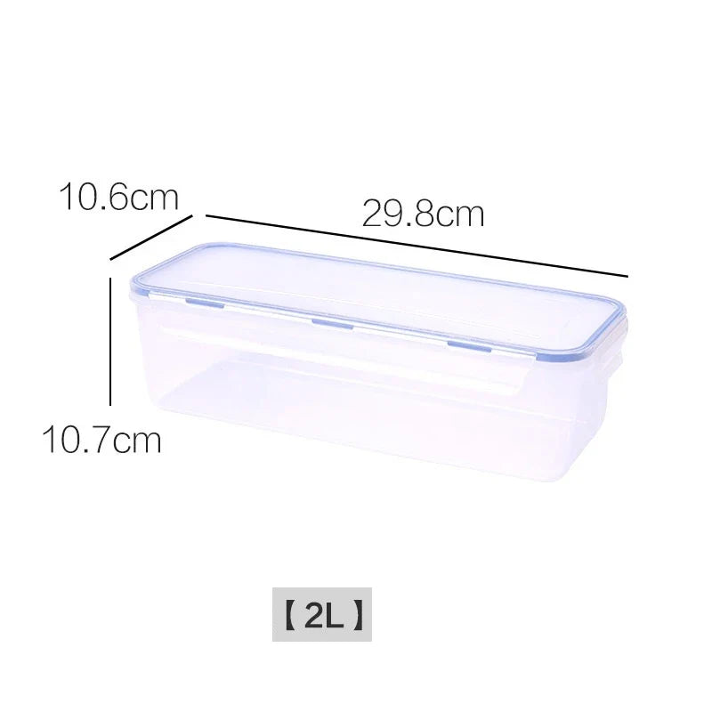 Airtight Bread Box with Lid | BPA-Free Plastic Loaf Container Bread Storage Box Qme M