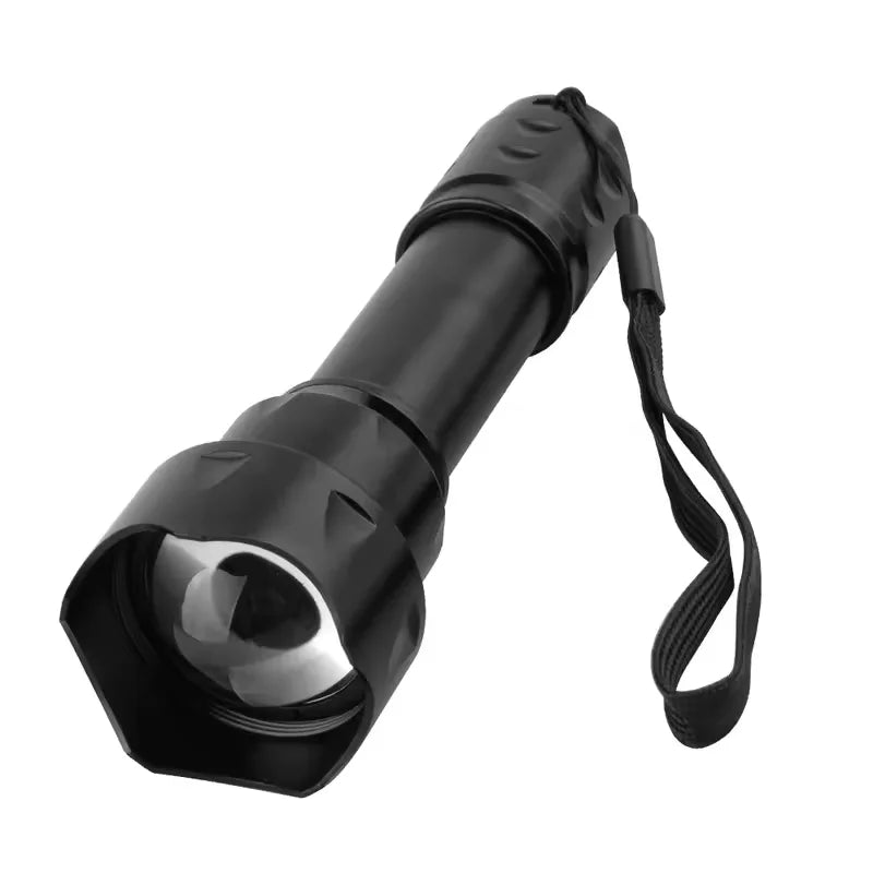 BORUiT T20 850nm IR Night Vision Tactical Flashlight Zoomable IR Tactical Flashlight Qst No battery