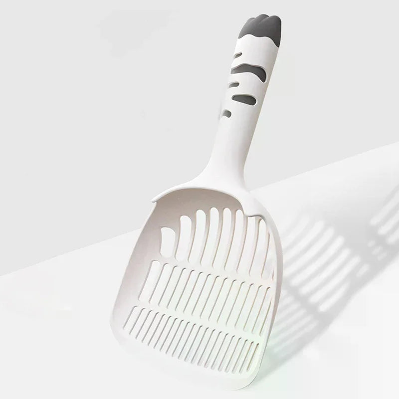 Cat Litter Scoop with Self-Standing Base – ABS Plastic, 4 Colors Cat Litter Scoop Qme