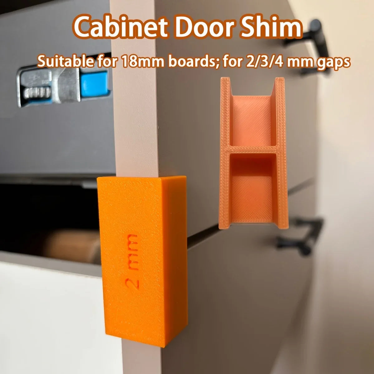 Cabinet Panel Shims & Drawer Spacers | 2mm & 3mm Woodworking Cabinet Shims Qme