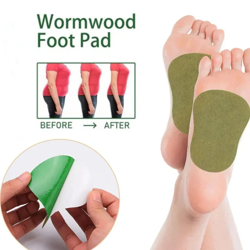 Natural Wormwood Detox Foot Patches – Sleep & Cleansing Support Detox Foot Patches Qst 12PCS