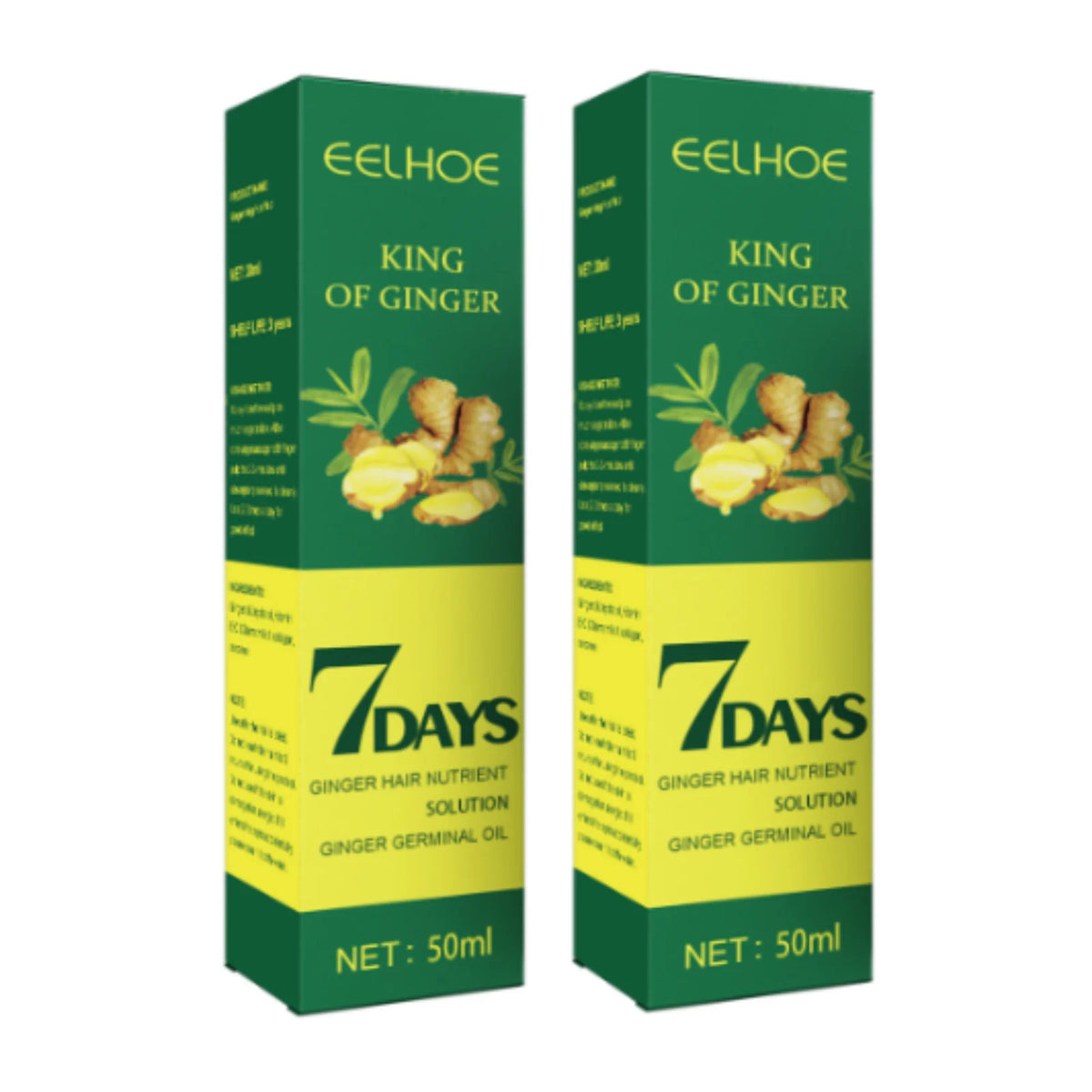 EELHOE 7-Day Ginger Hair Growth Spray Scalp Serum 50ml Hair Growth Serum Qst Buy 50ml for 1 Free