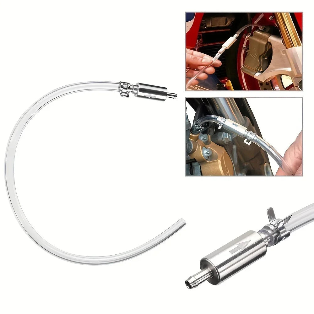 Brake Bleeding Pump Tool Kit – Car & Motorcycle Fluid Hose Brake Bleeding Tool Qme