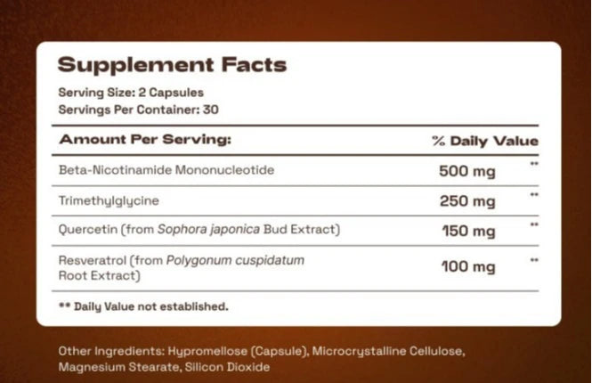 NMN 1000mg NAD+ Supplement – 60 Capsules, Made in USA NMN NAD+ Supplement Qst
