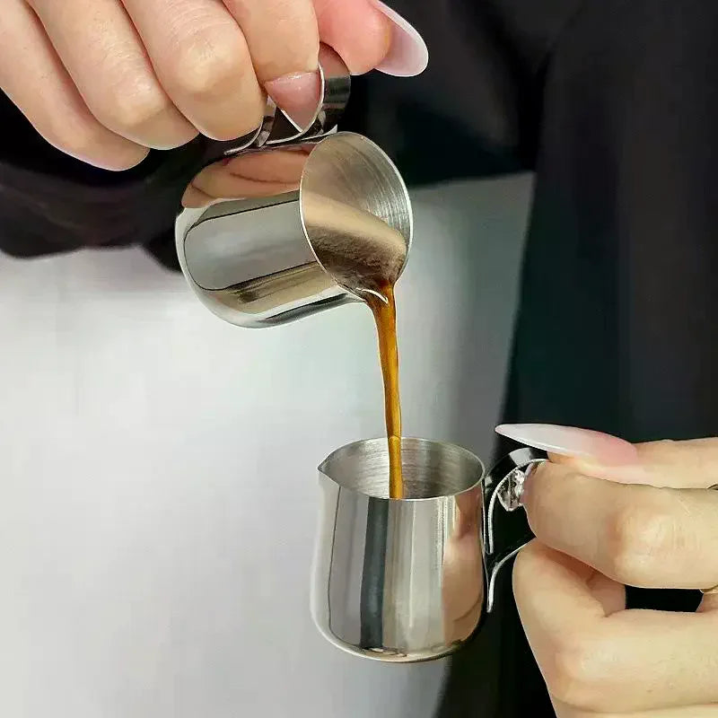 Mini Stainless Steel Milk Frothing Jug – Latte Art Pitcher Milk Frothing Pitcher Qme