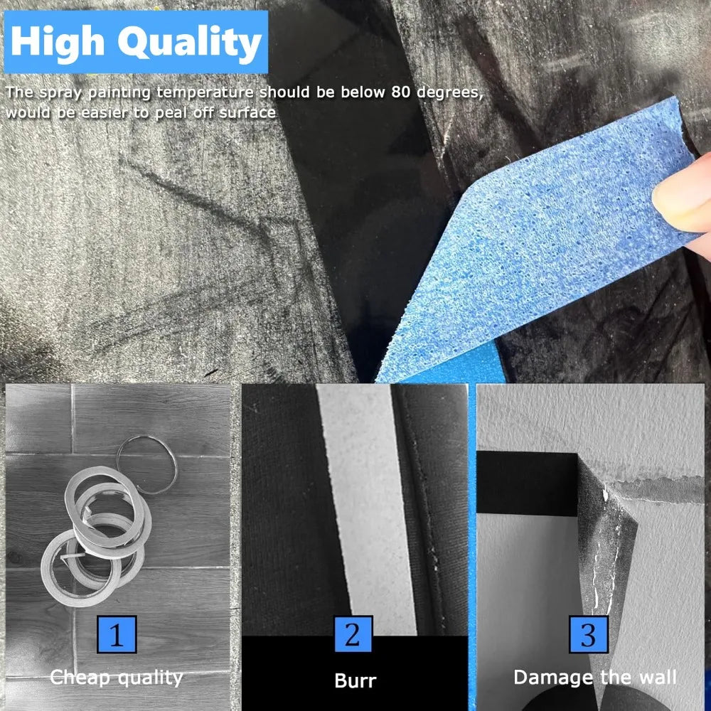 Blue Painter's Masking Tape 20m | Multi-Surface | 1–3 Rolls Painter's Masking Tape Qme