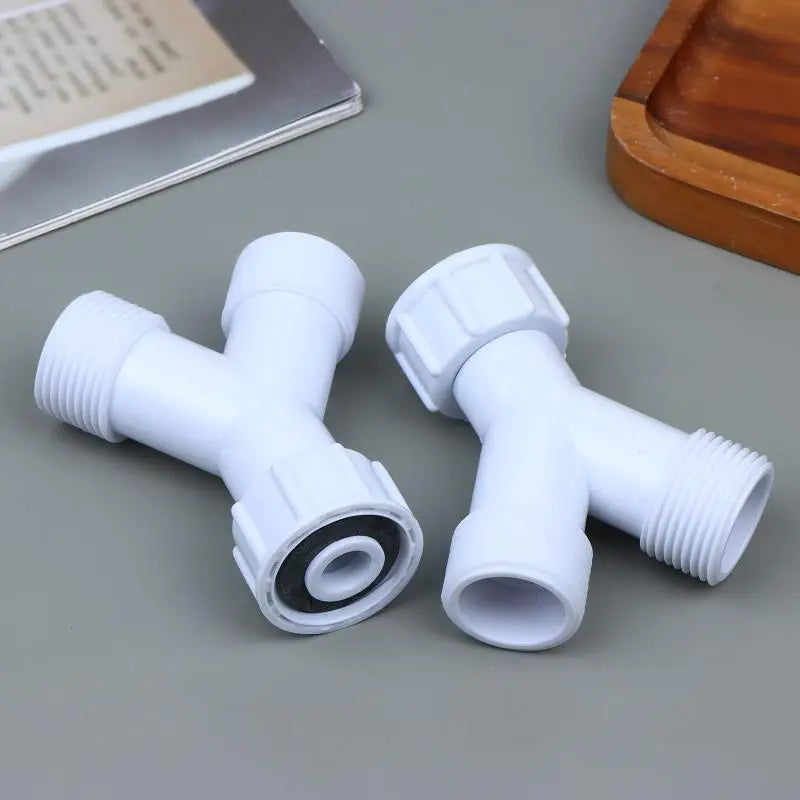 Y-Type Water Splitter Adapter for Washing Machine & Dishwasher Plumbing Connector Qst