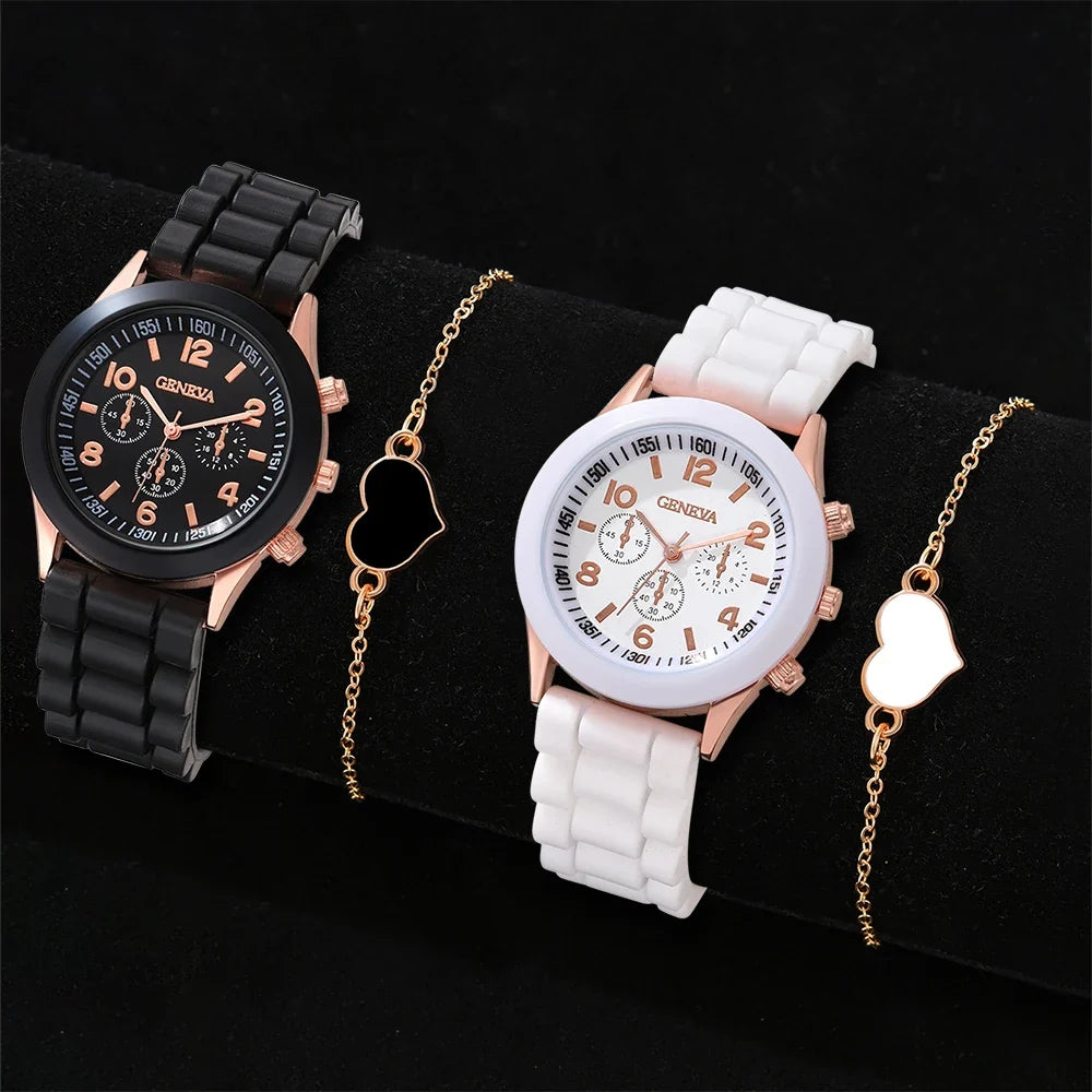 Geneva Men's Chronograph Watch Black Suede Leather Quartz Chronograph Watch Qme