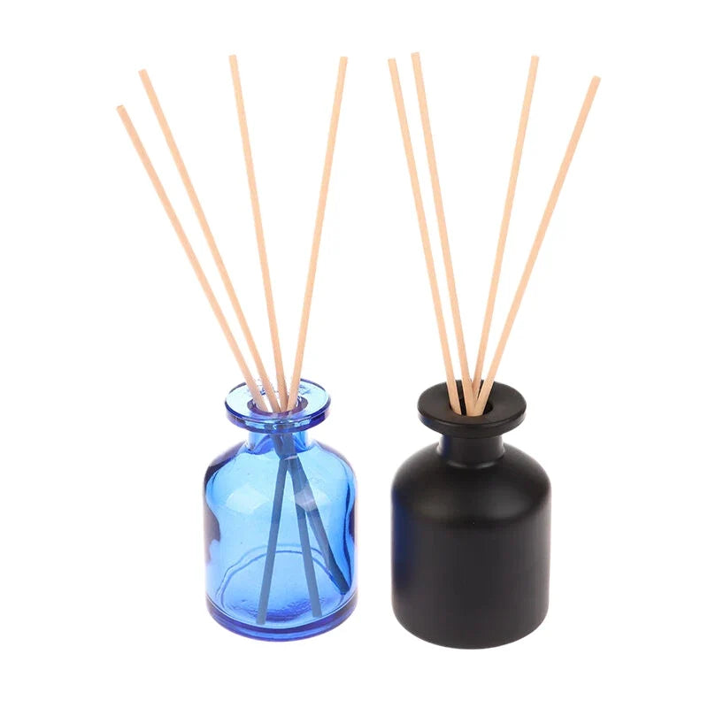 Glass Reed Diffuser Bottle with Rattan Sticks – 100ml Set Reed Diffuser Set Qme