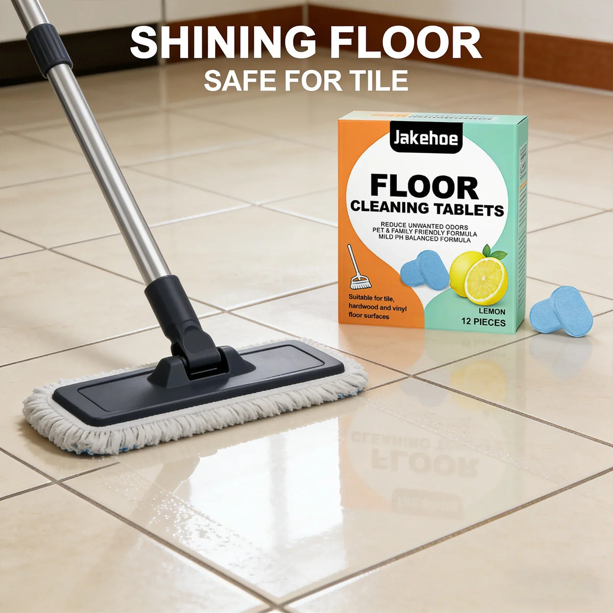 Floor Cleaning Tablets – Stain Removal, Odor Elimination & Polish Floor Cleaning Tablet Qme