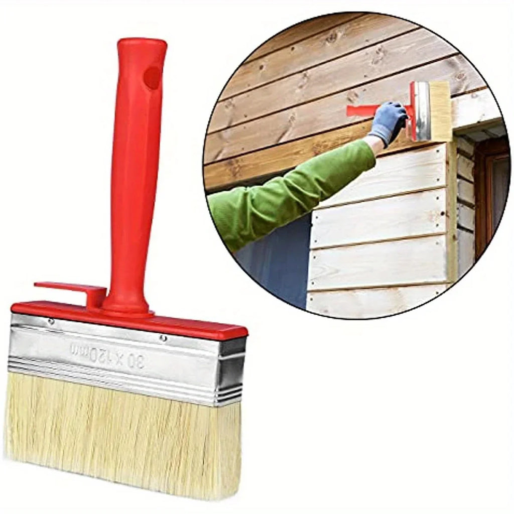 Large Paint Brush – Smooth Even Coverage for Walls, Doors & Wood Paint Brush Qme