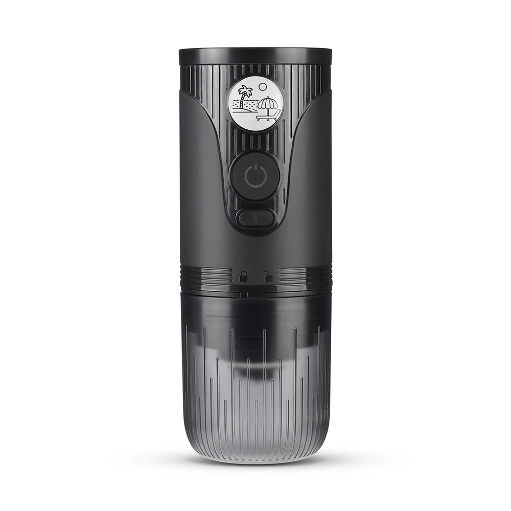 TYPE-C Portable Electric Coffee Grinder – 7-Level, 40g Bean Electric Coffee Grinder Qst Black USB Type-C