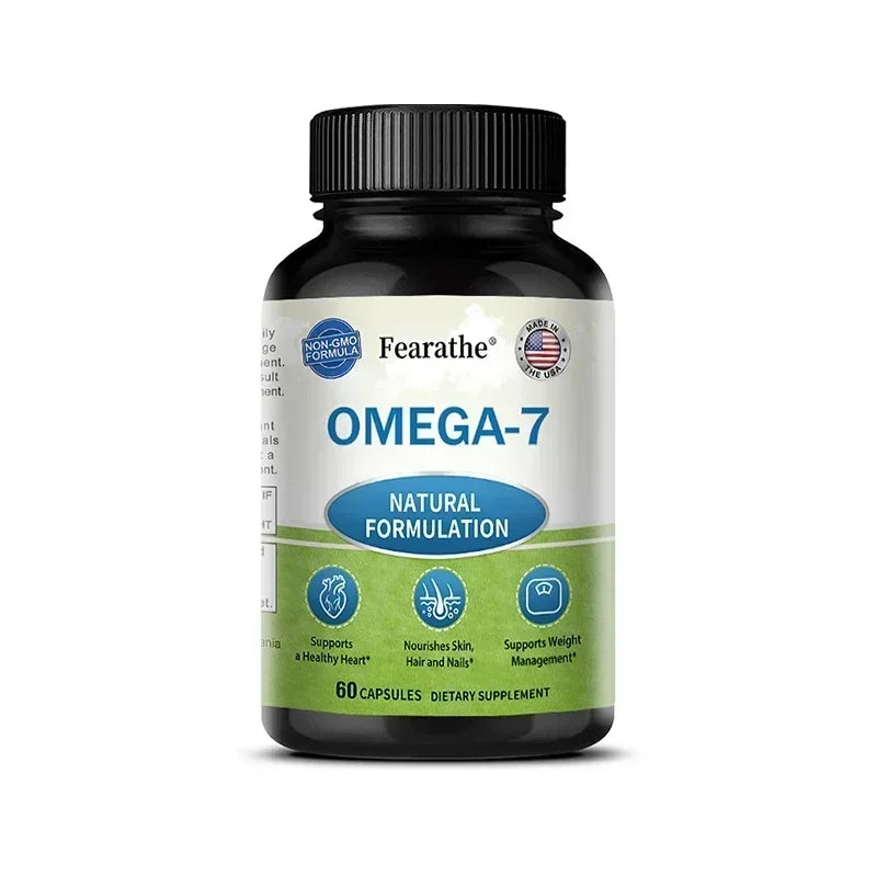 Sea Buckthorn Oil Capsules – Omega-7 for Skin, Hair & Immunity Oil Supplement Capsules Qst 60 count 3 bottle
