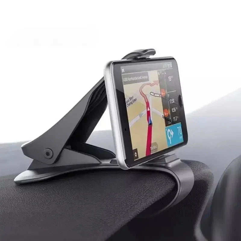 Car Phone Holder Clip Mount Dashboard Stand | Universal Fit Car Phone Mount Qme