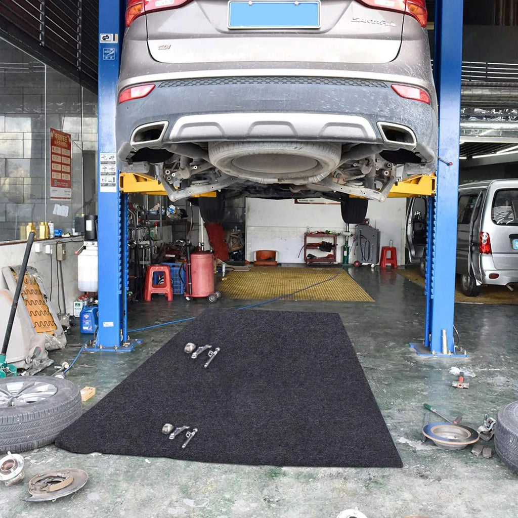 Absorbent Car Maintenance Mat – Soft Padded Floor Mat 36"x60" Car Maintenance Mat Qme