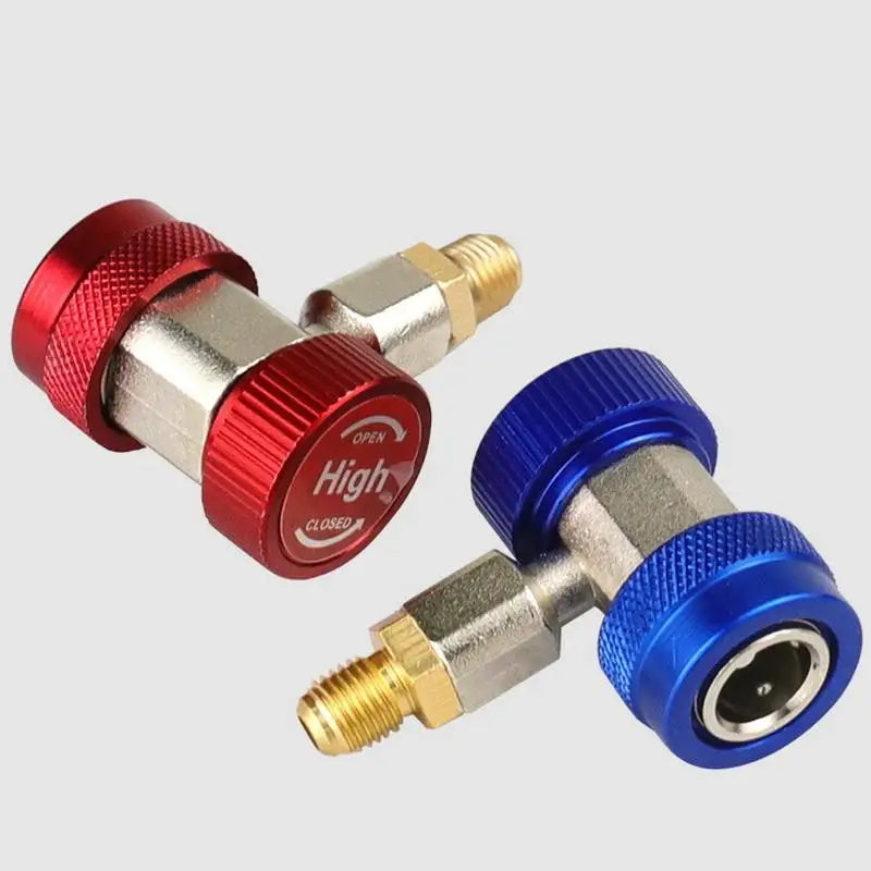 R134a Refrigerant Adapter Hose Assembly – A/C Coupler Kit Refrigerant Adapter Hose Qme