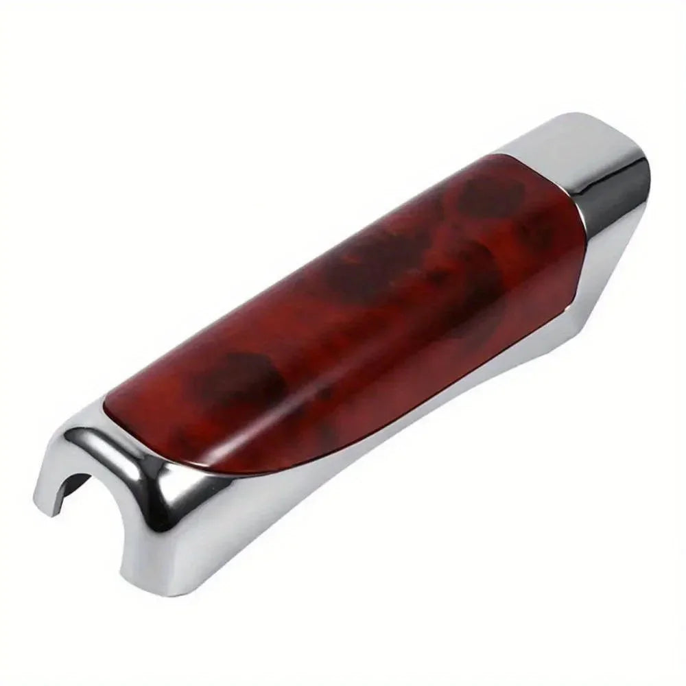 Universal Car Handbrake Cover – Wood & Carbon Fiber Style Handbrake Cover Qme