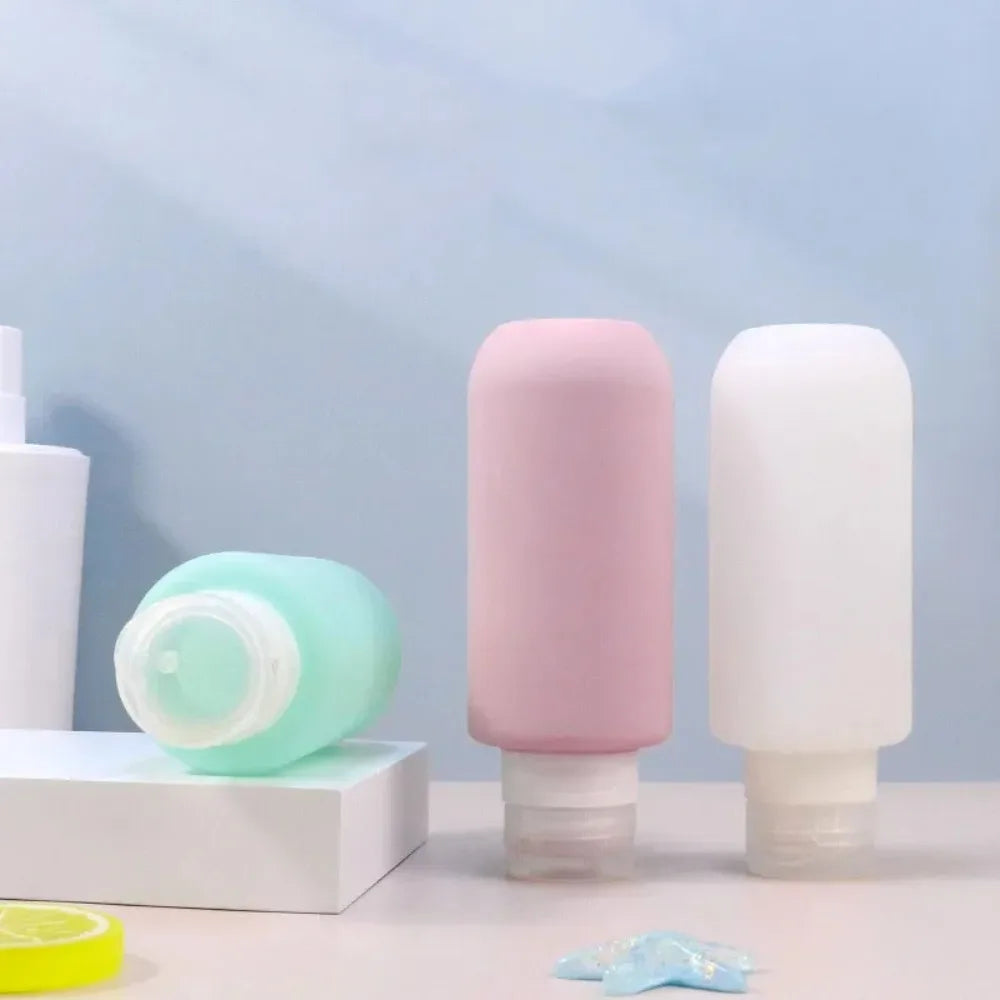 200ml Silicone Refillable Travel Bottle – Shampoo, Lotion & Gel Refillable Travel Bottle Qme