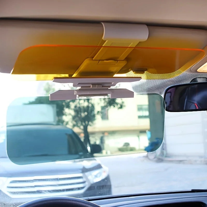 Car Sun Visor Anti-Glare Shield – Day & Night Protection Car Visor Shield Qme
