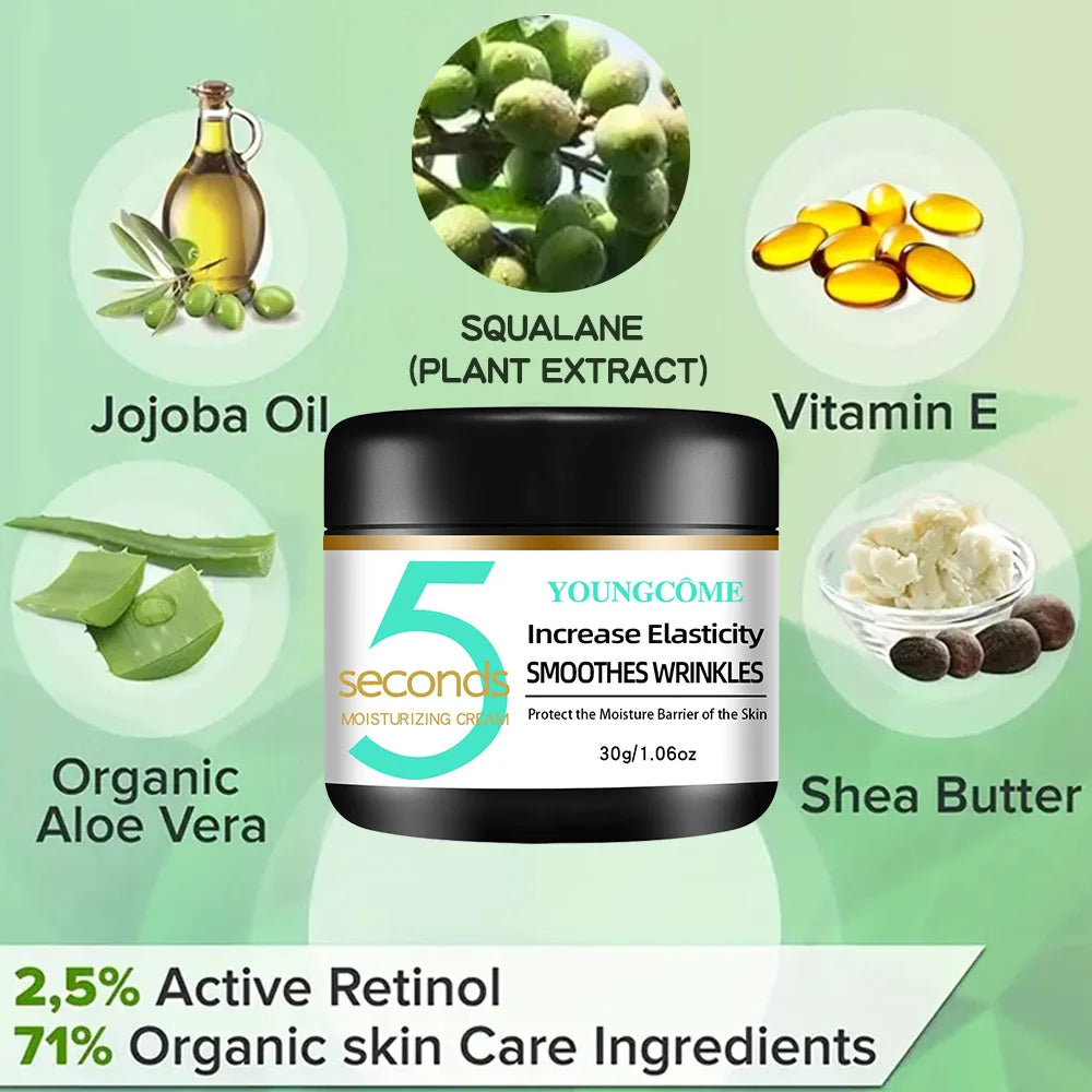 YOUNGCOME Vitamin E Moisturizing Face Cream – Night Cream 30g Face Moisturizer Cream Qst