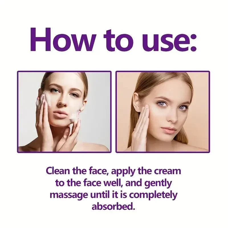 2-Minute Facial Lift Cream – Retinol, Hyaluronic Acid & Collagen Anti-Aging Face Cream Qme