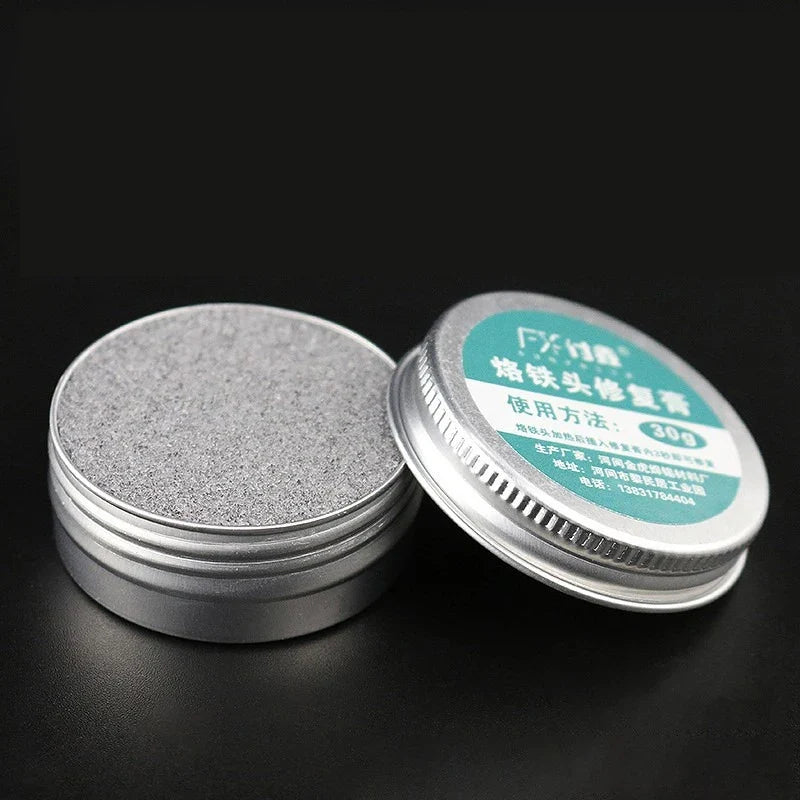 Soldering Iron Tip Cleaning Paste – Tin Solder Cream Tinner Soldering Tip Cleaner Qme