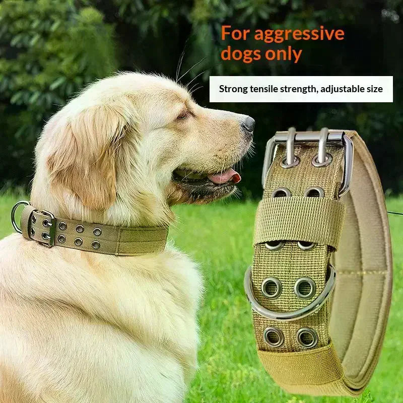 Heavy Duty Nylon Dog Collar – Adjustable, Large Dogs Dog Collar Qme