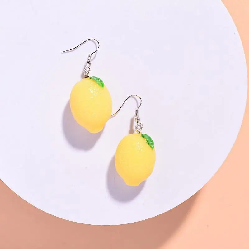3D Fruit Stud Earrings – Cute Novelty Fashion Jewelry Novelty Stud Earrings Qme