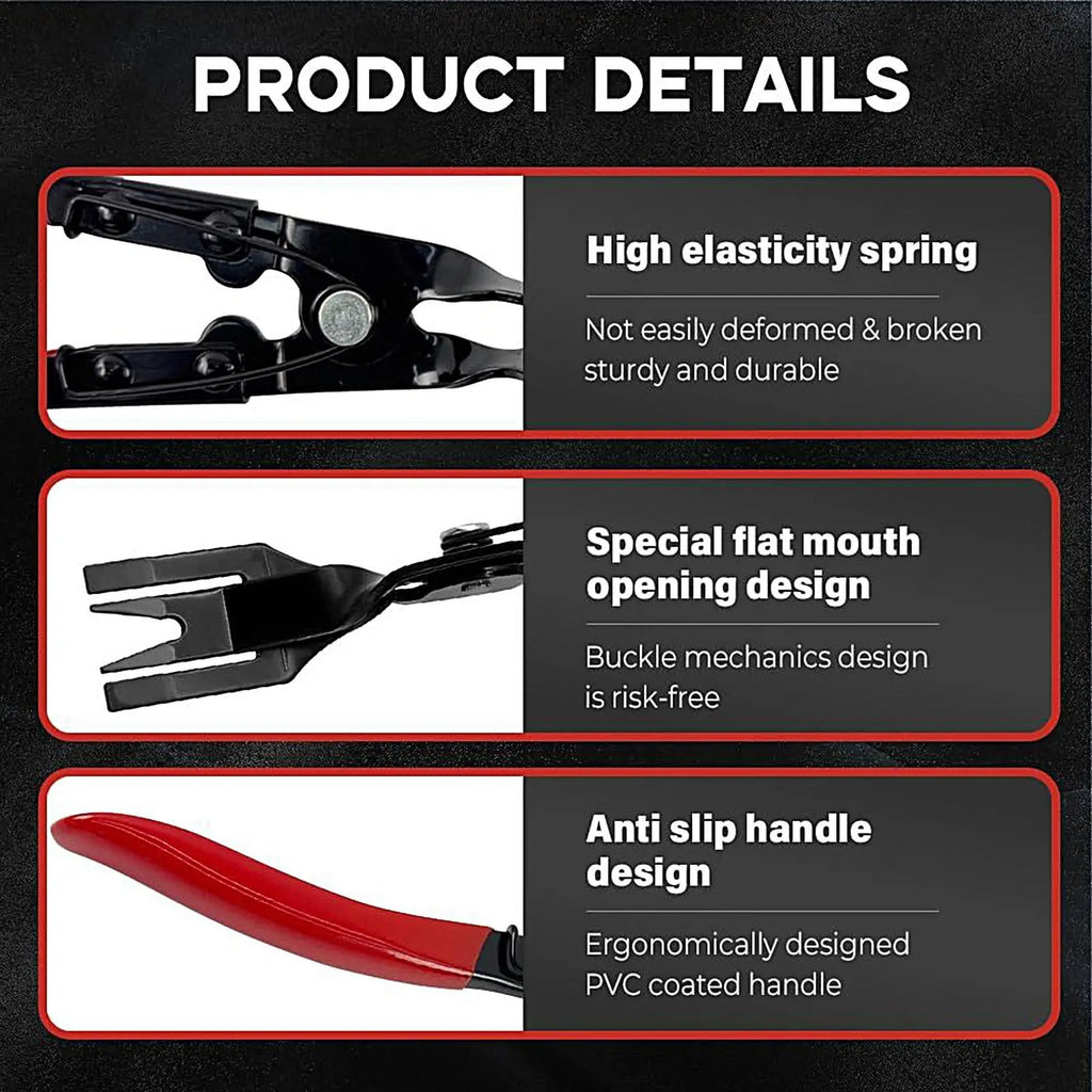 Car Trim Clip Removal Pliers | Ergonomic Fastener Tool Trim Removal Pliers Qme
