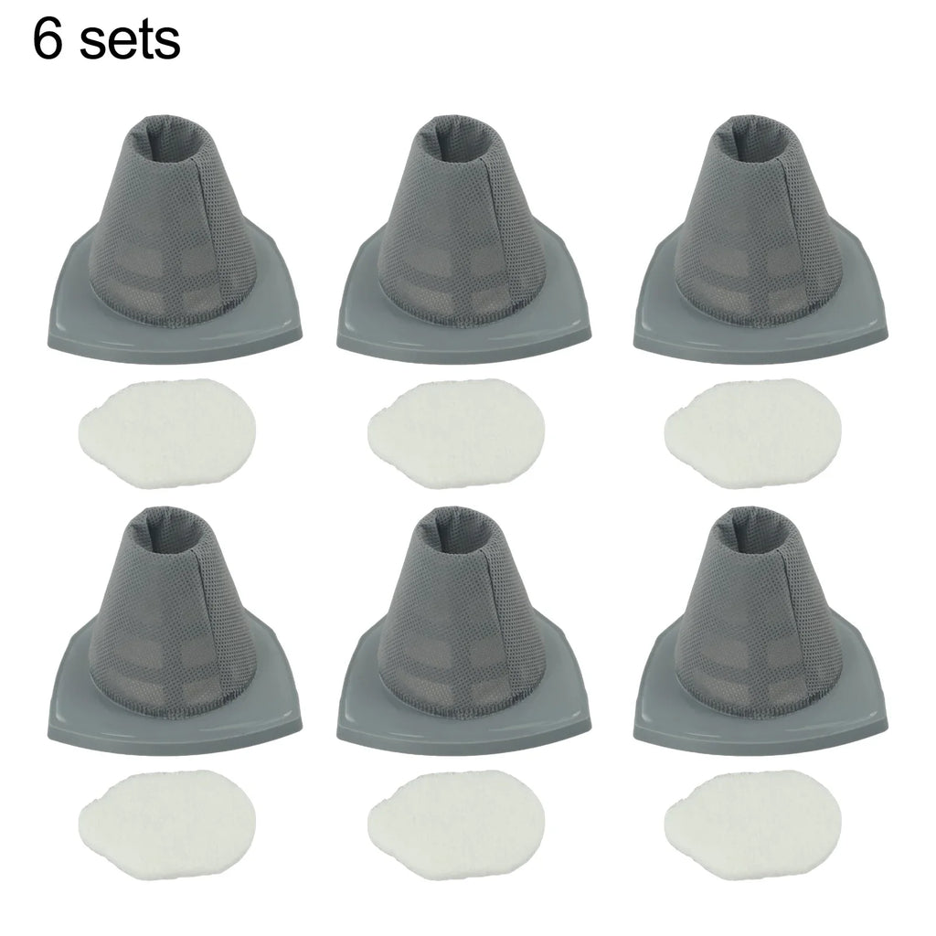 Eureka Vacuum Filter Replacement NES215A NES210 N0101 N0102 2-Pack Vacuum Filter Replacement Qme 6 PACK