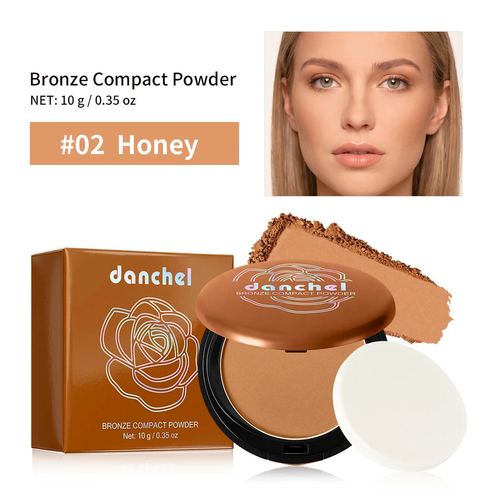 Matte Bronzing Powder – 6 Warm Shades, Buildable Contour Bronzing Powder Qst 02