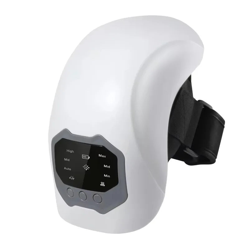 Smart Knee Massager with Heat, Compression & Vibration Knee Massager Qst White