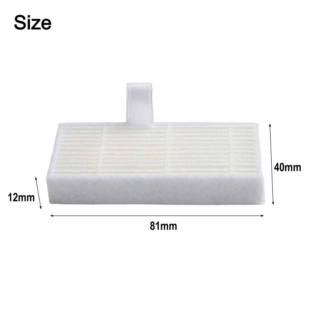4-Pack Filters for Cecotec Conga 999 Robot Vacuum Replacement Vacuum Filter Replacement Qme