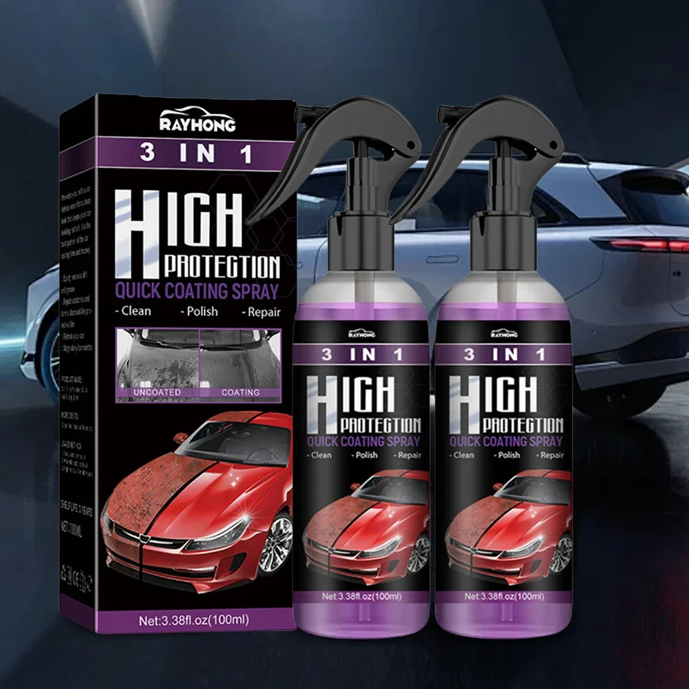 Nano Ceramic Coating Spray Wax – Car Polish & Scratch Care Ceramic Coating Spray Qme