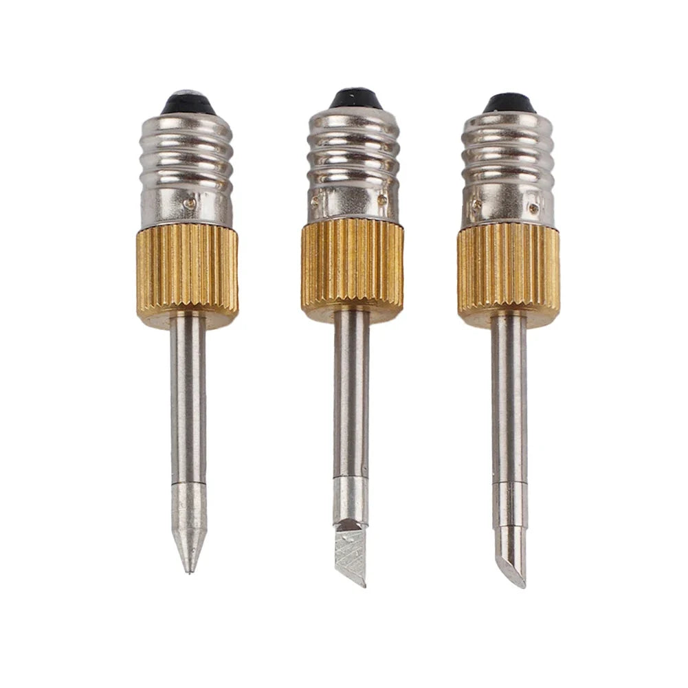 Soldering Iron Tips E10 Interface B C K Type – 1.97" Steel Tip Soldering Iron Tip Qme