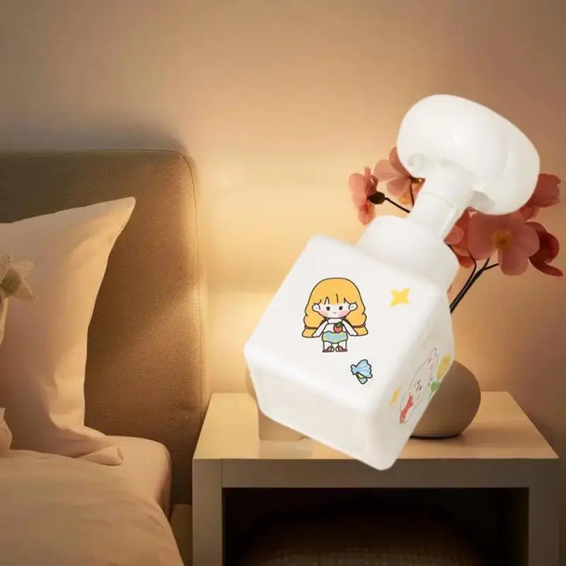 Flower-Shaped Foam Pump Dispenser Bottle | Soap & Shampoo Foam Soap Dispenser Qme