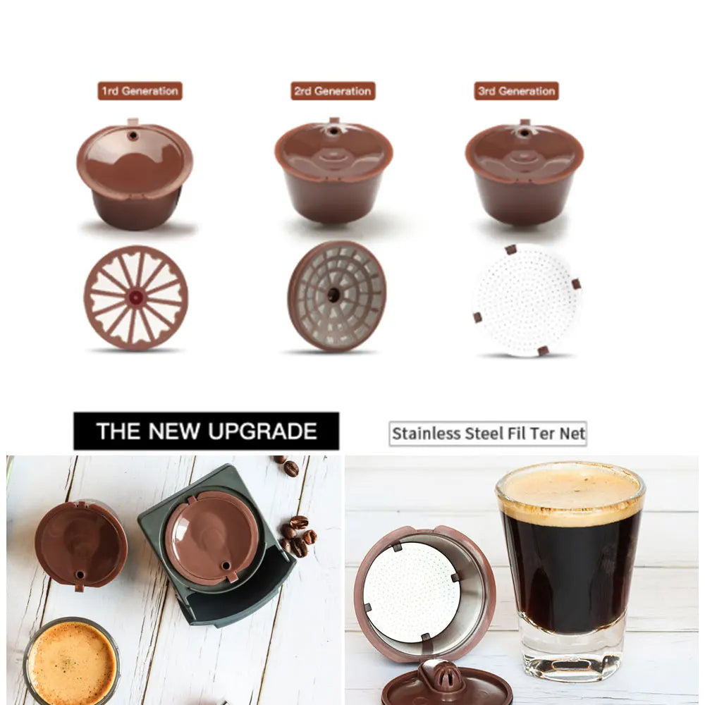 Reusable Dolce Gusto Coffee Capsule Pods – Refillable Filter Refillable Coffee Pods Qst