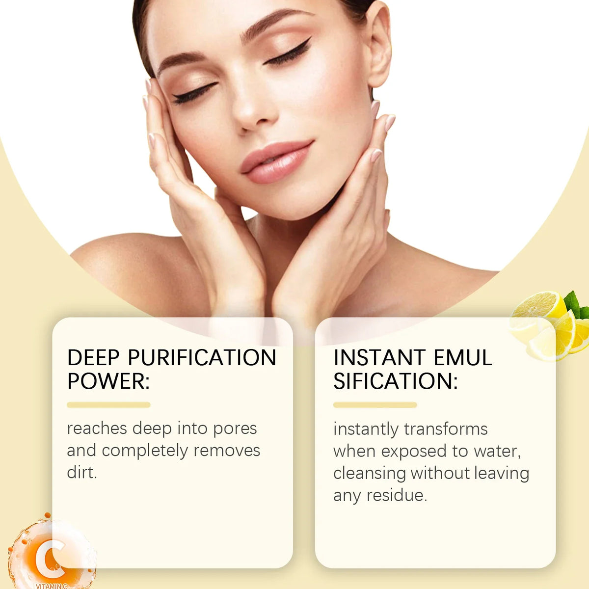 Vitamin C Cleansing Oil – Deep Pore Makeup Remover | Qme Cleansing Oil Qme