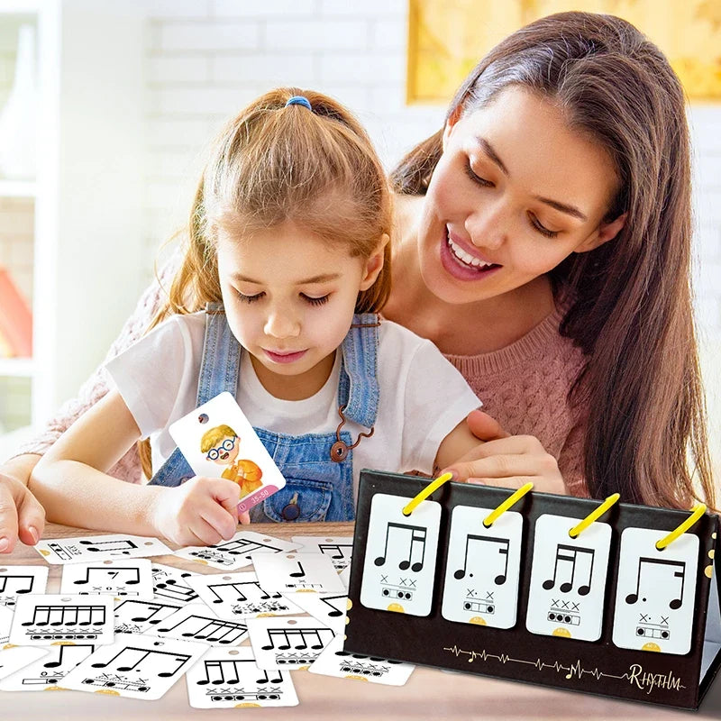 Music Learning Flashcards – Notes, Instruments & Rhythm (72 pcs) Music Learning Flashcards Qme