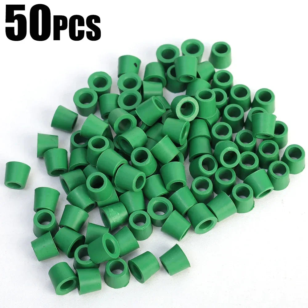 AC Manifold 1/4" Charging Hose Valve Gasket O-Ring Kit AC Seal Repair Kit Qme 50pcs