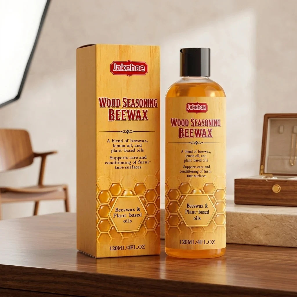 Wood Polishing Beeswax – Restore Shine & Repair Scratches 120ml Wood Furniture Polish Qme