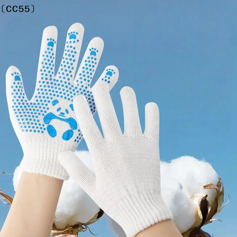 Kids Non-Slip Knitted Gloves – Panda Grip Garden Mittens Kids Activity Gloves Qst