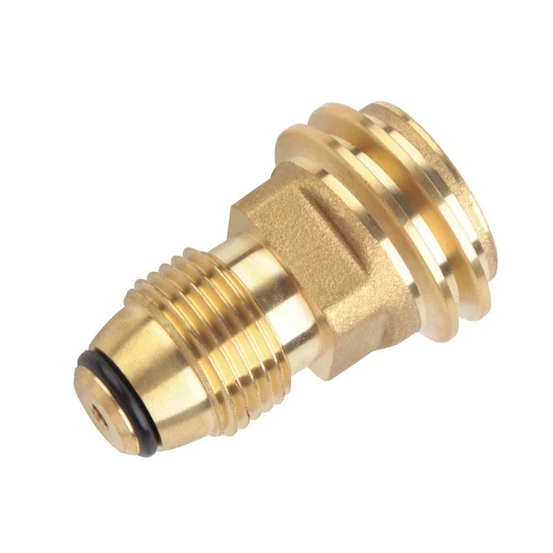 POL to QCC1 Propane Tank Adapter – Solid Brass 2-Pack Propane Tank Adapter Qme