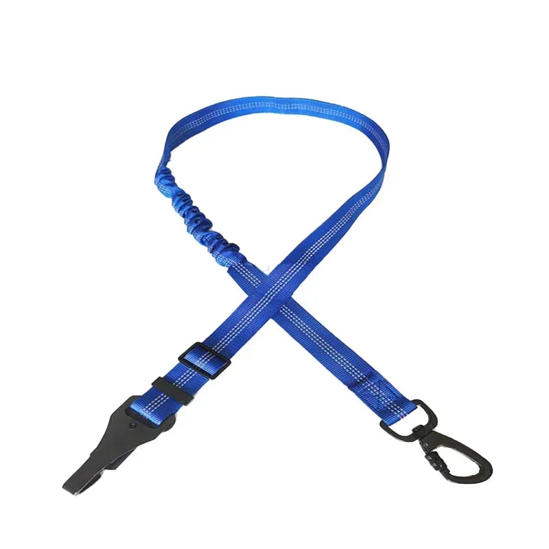 3-in-1 Adjustable Reflective Bungee Dog Car Safety Tether Dog Car Tether Qme